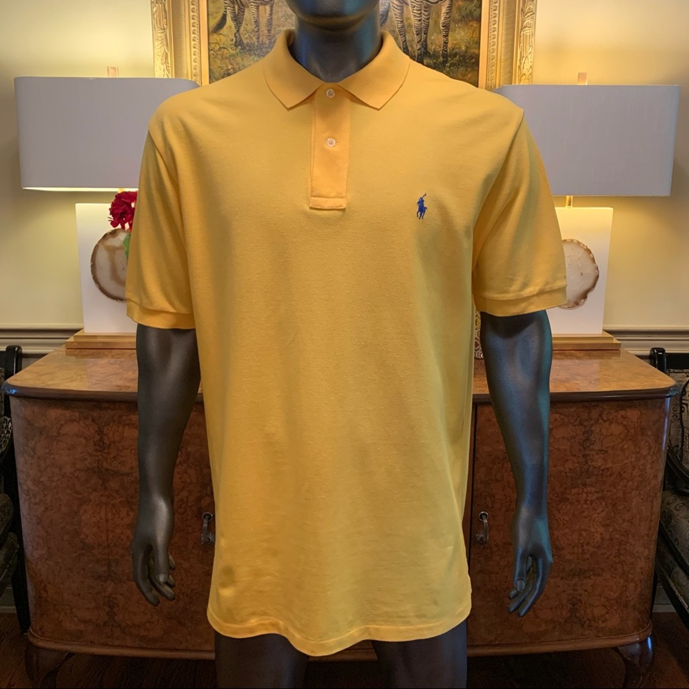POLO RALPH LAUREN MEN’S CLASSIC FIT MESH POLO XL